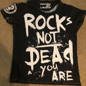 Rock’s not dead you are T-shirt size XL